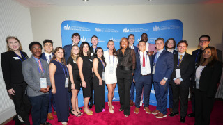 a photo of Seton Hall students at the Gala