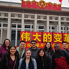 Group photo taken from China study tour x222