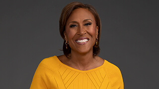 A photo of Robin Roberts, Co-Anchor of ABC's 