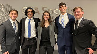 CFA Research Challenge team members