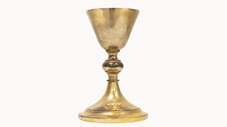 A photo of a chalice.