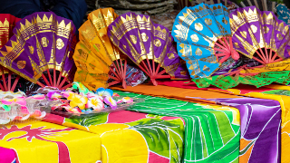 Colorful sarongs