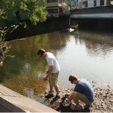 Student Participation in Faculty Research - Work in river