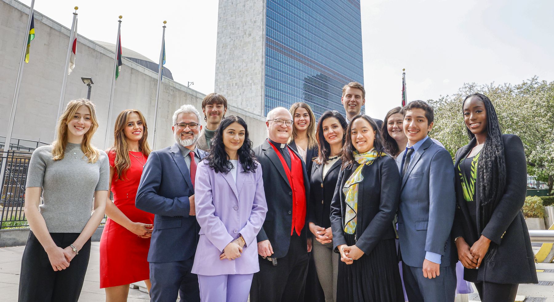Students at the United Nations
