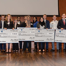 Group photo taken at the 2018 Pirates Pitch Awards - Student Entrepreneurs Present Startup Ideas to Win $16K