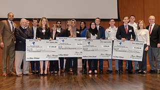 Students who participated in Pirates Pitch.2018 Pirates Pitch Finalists and Judges