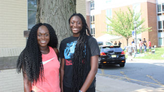 Tabreanna Walrond (R) and Samantha Sinclair (L)