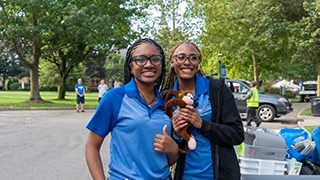 2 Young ladies on Orientation week