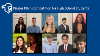 42081389_group_photo_hs_pitch_2021 320 Ten finalists competed in the seventh annual High School Pirates Pitch.