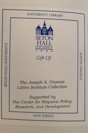 latino library expansionset of five books from the Unanue Latino Institute Latin American Collectionlatino library expansion