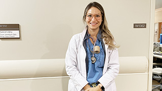 Nursing student Alexandria Constantin