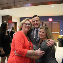 The College of Nursing Alumni pose for a photo