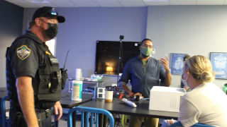 CCJ Juan Rios participating in Virtual Reality