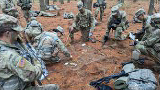 Cadets design their operations order. Cadets design their operations order.