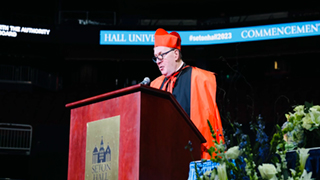 Cardinal Tobin at the 2023 Commencement 