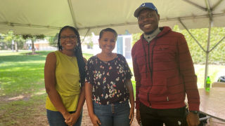 Students attending the Dean's welcome for school of diplomacy