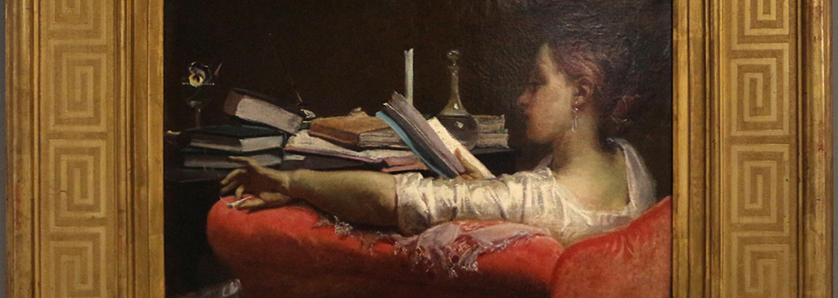 Federico faruffini, la lettrice, 1865 circa, 01