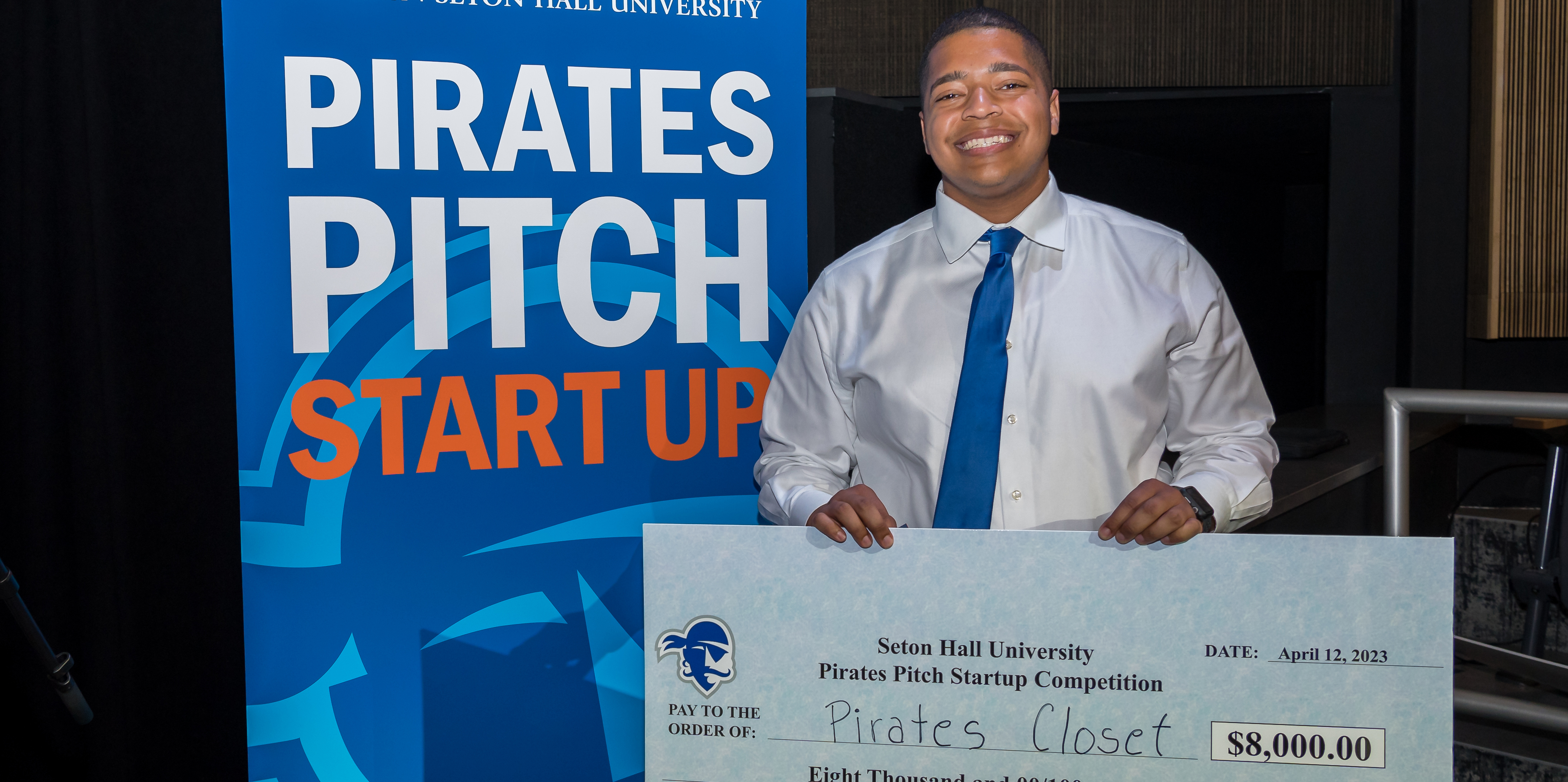 First-place winner Jason Santos took home $8,000 for Pirates Closet First-place winner Jason Santos took home $8,000 for Pirates Closet
