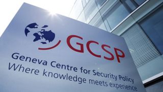 GCSPx320 Sign for Geneva Centre for Security Policy