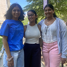 Jerrine George, Elaine Dundi and Rachel Lam