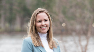 a photo of a woman on stairsKatie Smith