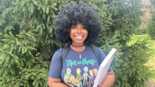 Image of Kenisha Charles, a sophomore from Orange NJ