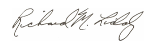 Monsignor Richard Liddy's signature.