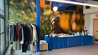 Lunch & Pirate's Closet - Boss Lady Event 320x180 Photo of the lunch served courtesy of Gourmet Dining Services and of the Pirate’s Closet at the “Boss Lady” event.