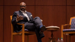 Matthew Horace at 2020 Event 320x180 Matthew Horace took part in a special event at Seton Hall in 2020 which looked at the challenges facing law enforcement professionals.