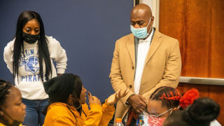 Mayor Baraka and Jamila T. Davis