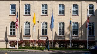 Photo of McQuaid Hall.