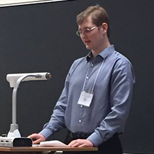 Senior history major, Michael Novak, recently presented his teams research at national conferences.