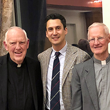 The Center for Catholic Studies hosted its Annual Friends Dinner to welcome Fr. Roy, the spring 19'Toth/Lonergan Professor