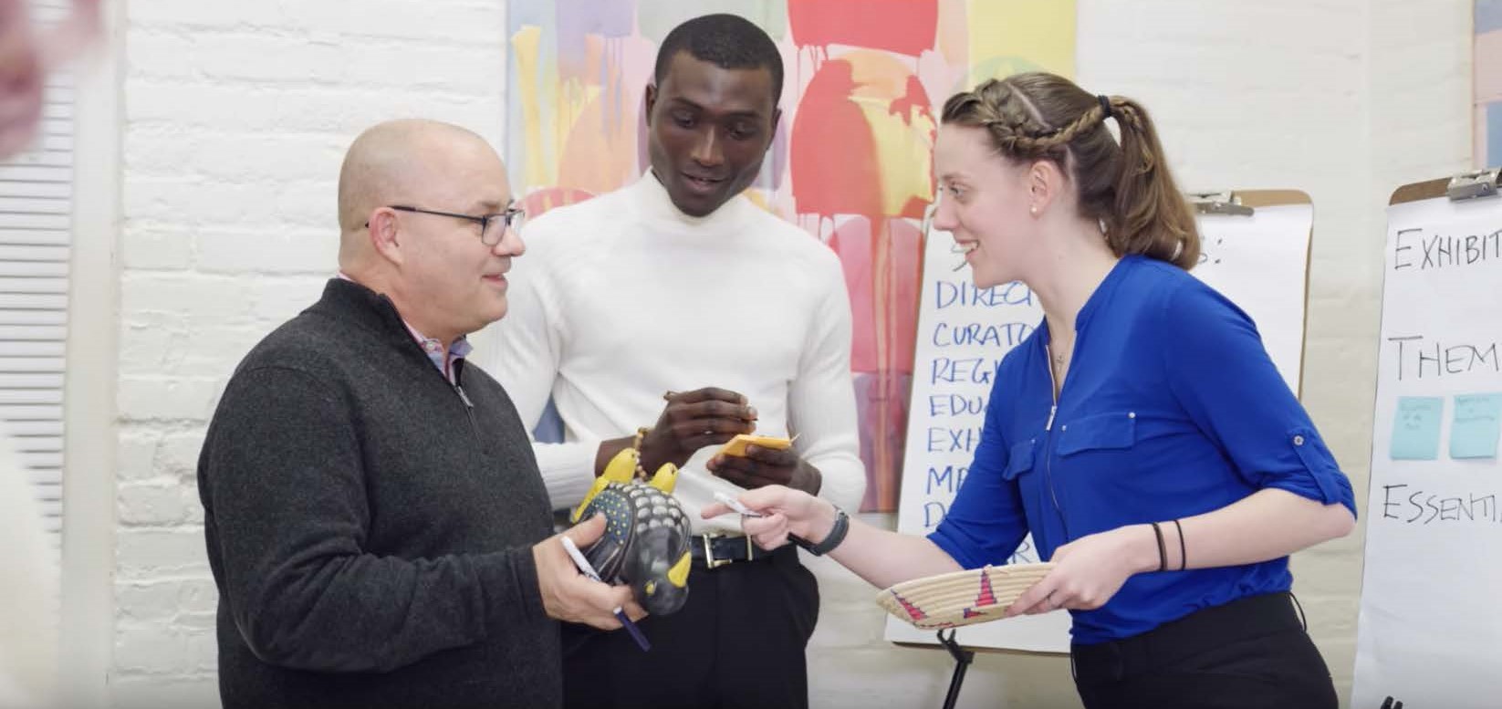 Program Director Greg Stevens with students