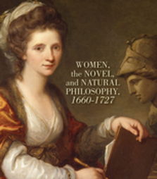 cover with a women sitting with a book next to the title 