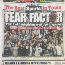 sports pollingPhoto of a New York Post newspaper.