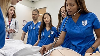 Nursing Students in the Sim Lab