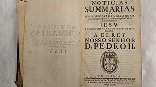 Bringing History to Life Through Object-Based Learning - Noticias Summarias das Perseguições da missam de Cochinchina, principiada, &amp; continuada pelos Padres da Companhia de Jesu. (OCLC #: 16077971)