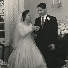 Photo of bride and groom