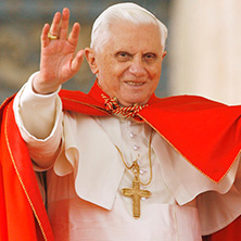 A photo of Pope Benedict XVI