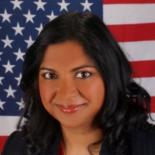 Headshot image of Pravina Raghavan