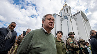 Secretary-General Visits Bucha, Ukraine 