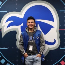 Student at a DELL computer with headphones participating in an Esports match.Esports Rocket League Players from Summit High School and Putnam Science AcademySuper Smash Brothers Ultimate LAN Event winner, Abraham Ramos