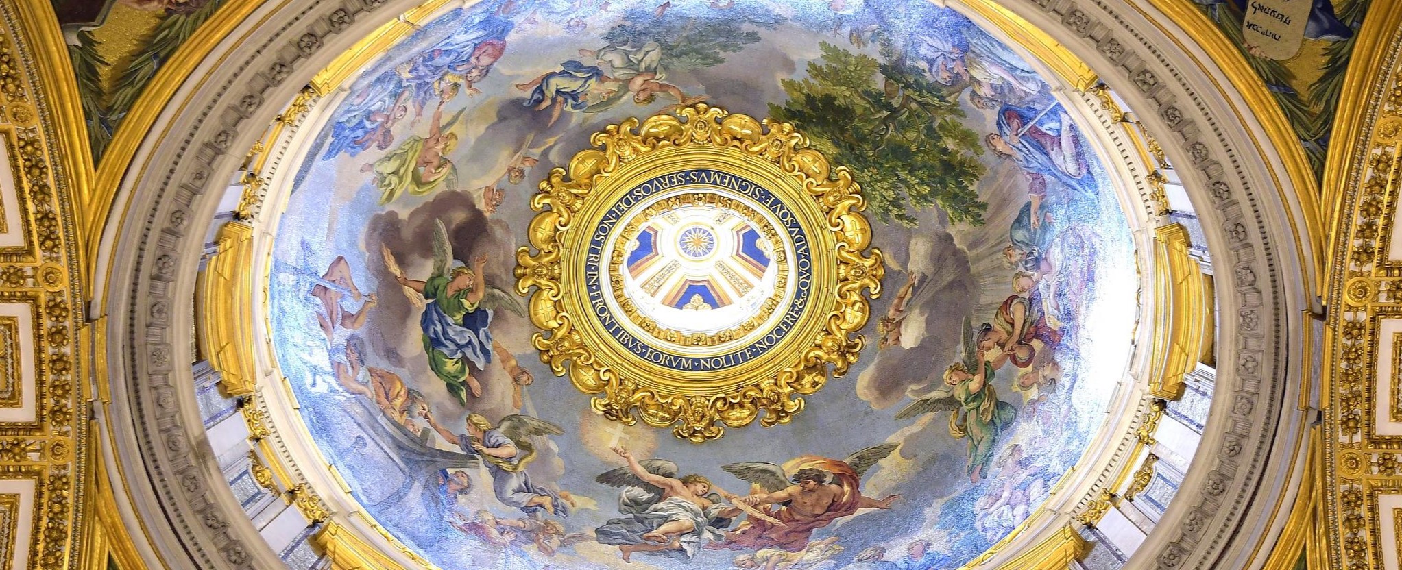 Church ceiling in Rome