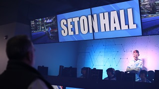 Seton Hall Esports Team at Butler University Competition