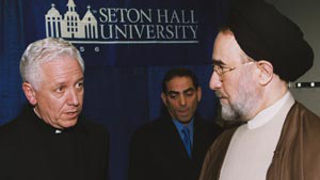 Photo of Robert Sheeran and Mohammad Khatami