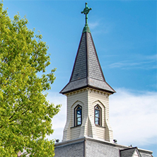 Steeple on the Seton Hall Campus - Faculty Honored Service-Learning Innovation