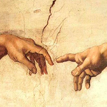Strength of hope; Hands uniting