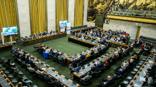 School of Diplomacy students at UN Headquarters in New York. 320x180Students complete UNITAR modules.Students participate in UNITAR programming in Geneva, Switzerland.