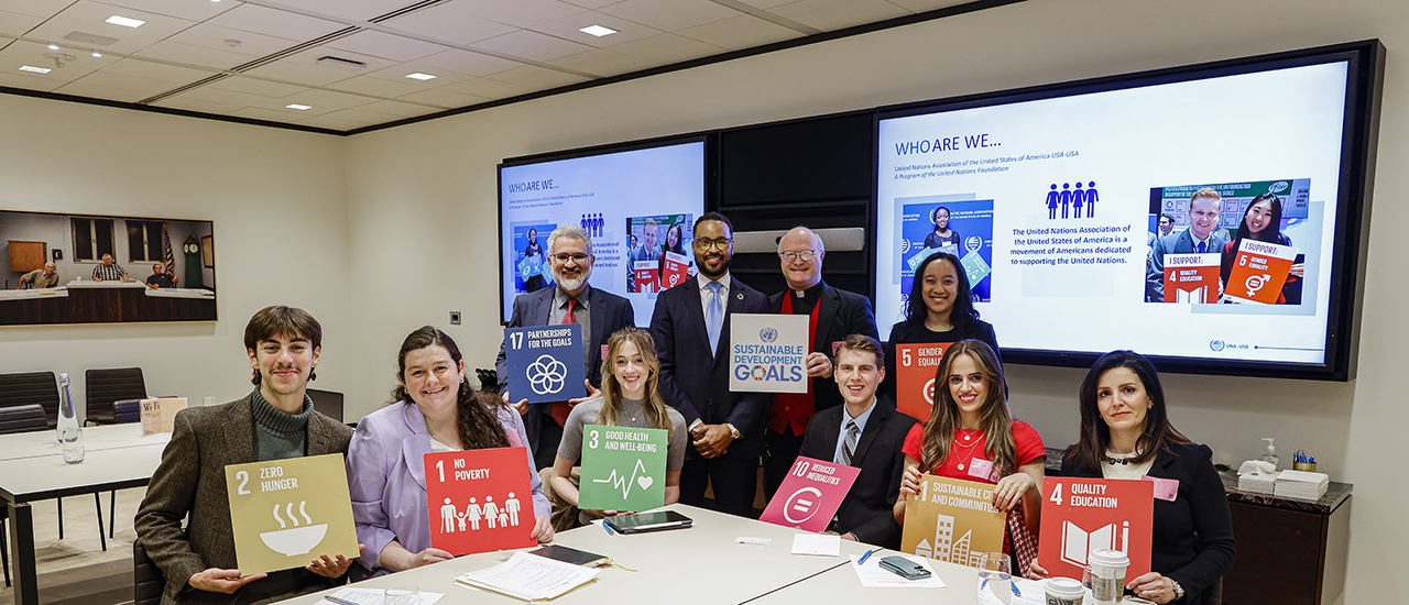 Students at the UN Field Seminar Class